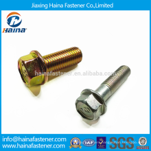 Stock DIN Standard Galvanized Finish Intended Hex Flange Bolts